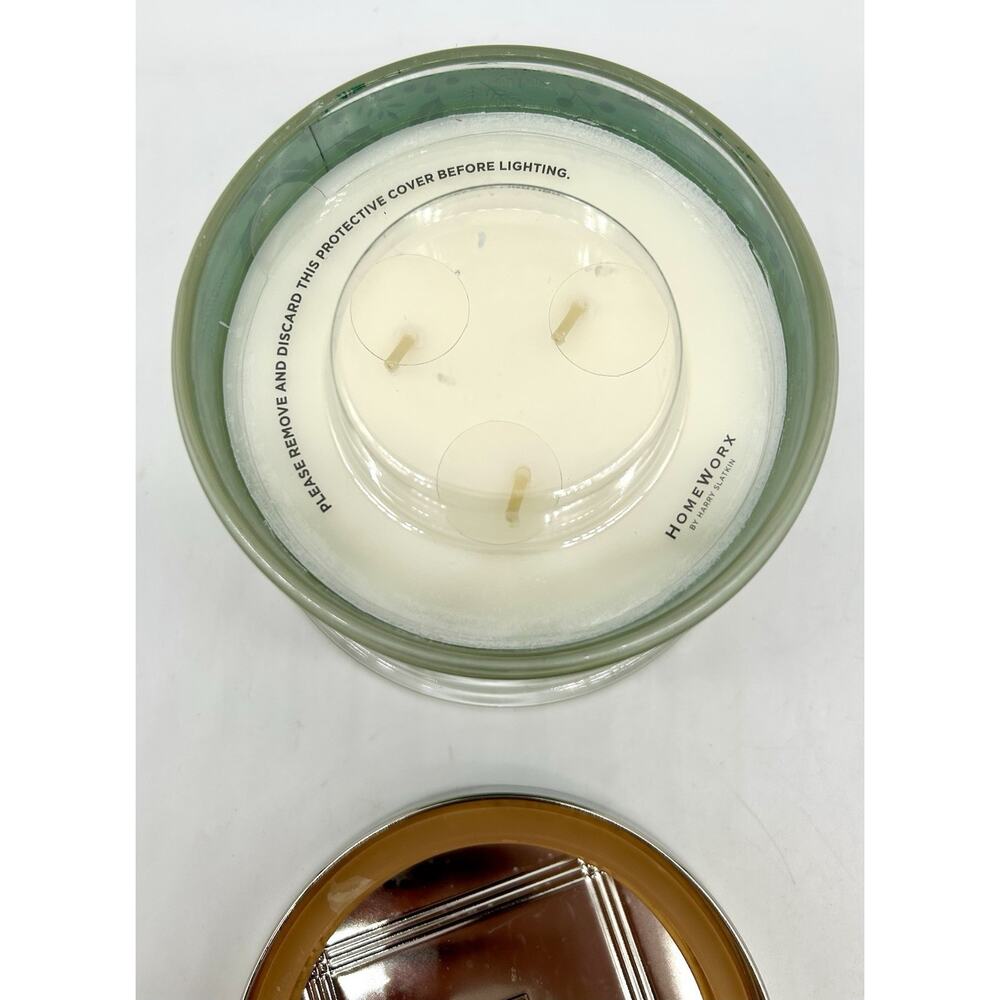 New Trim The Tree HomeWorx By Slatkin Co 3 Wick 14oz Scented Candle - Picture 7 of 8
